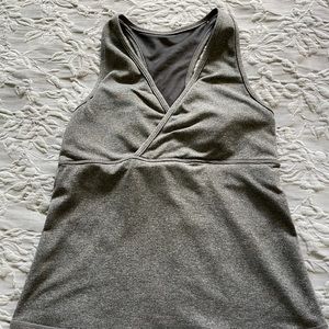 Lululemon gray yoga tank top